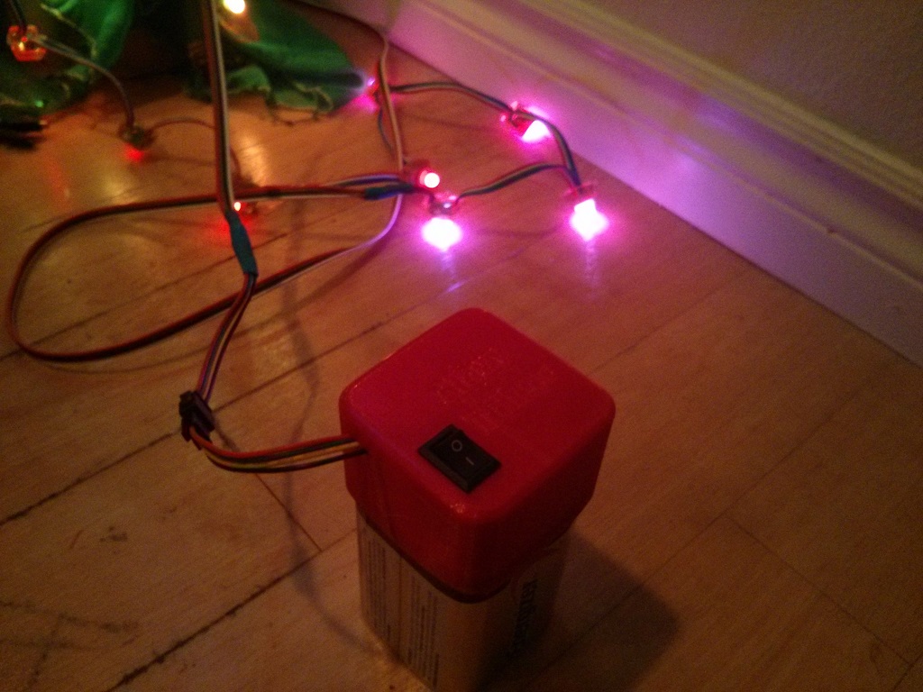 We have battery powered light...